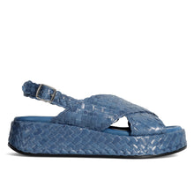 Platform maui intrecciato 8 mm jeans