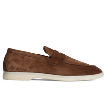 Slip on camoscio cioccolato