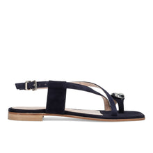 Flat camoscio blu anello