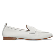 Penny loafer suede bianco