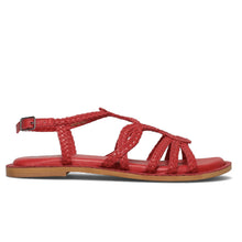 Flat intreccio rosso