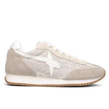 Samoa suede embroidered beige milk